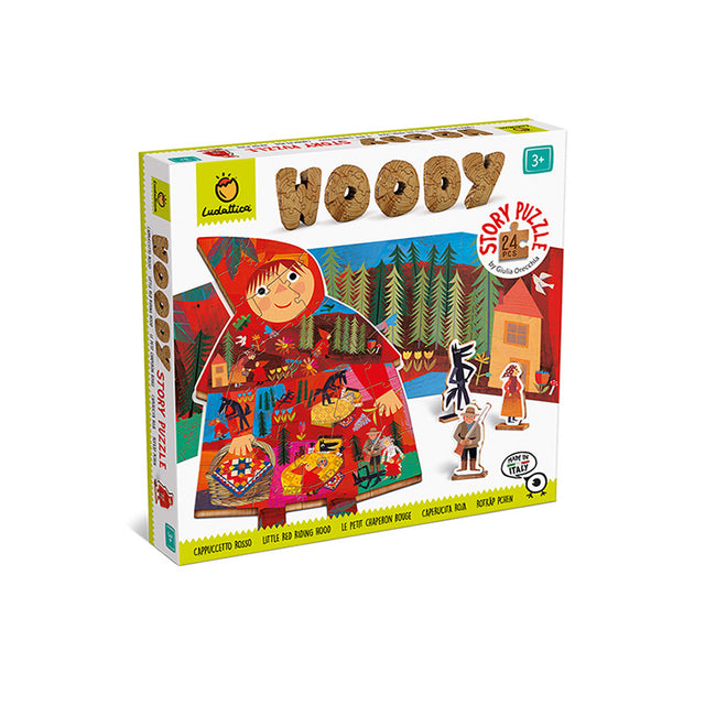 Woody Story Puzzle - Little Red Riding Hood LUDATTICA