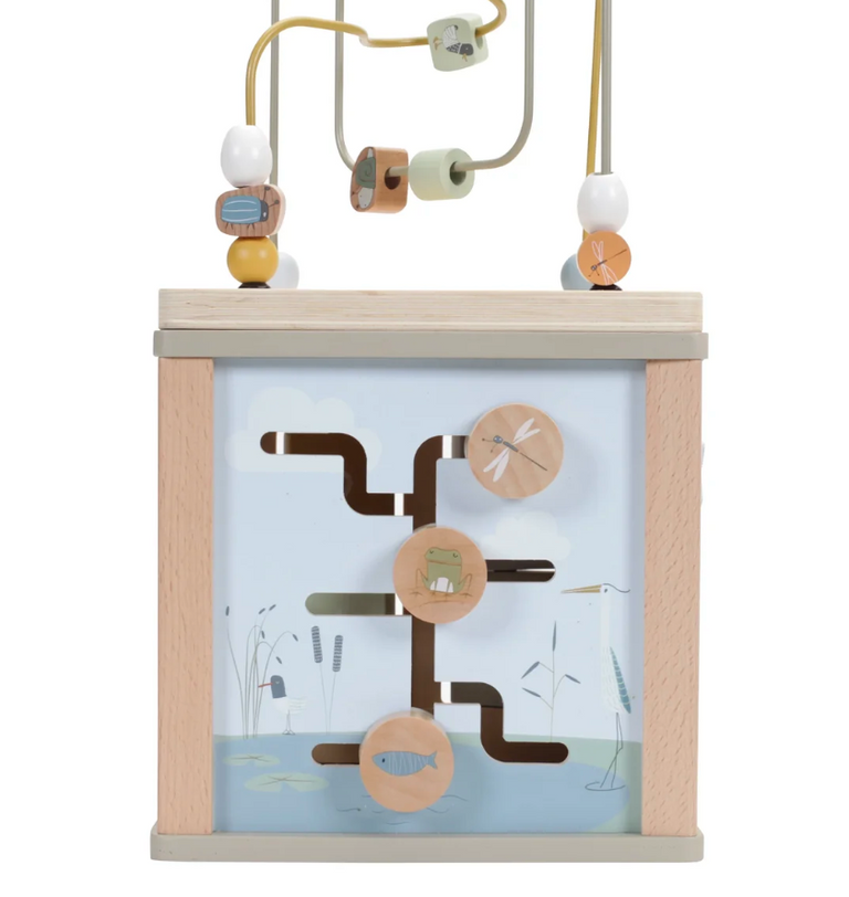 LITTLE DUTCH. Ξύλινος κύβος δραστηριοτήτων με προγραφή Little Goose