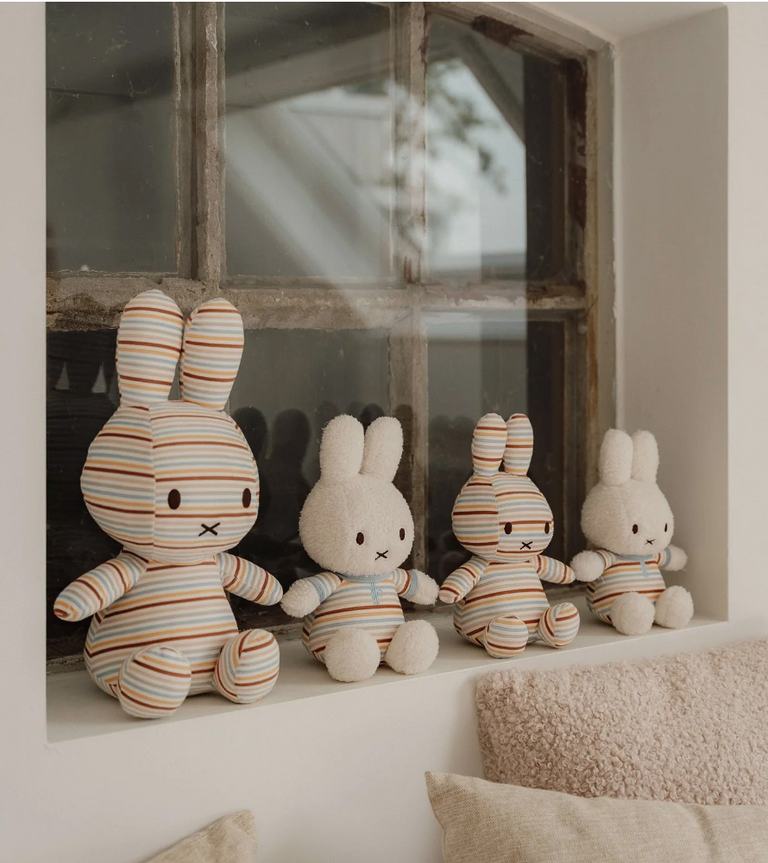LITTLE DUTCH Υφασμάτινη κούκλα Miffy Vintage Sunny Stripes 60cm