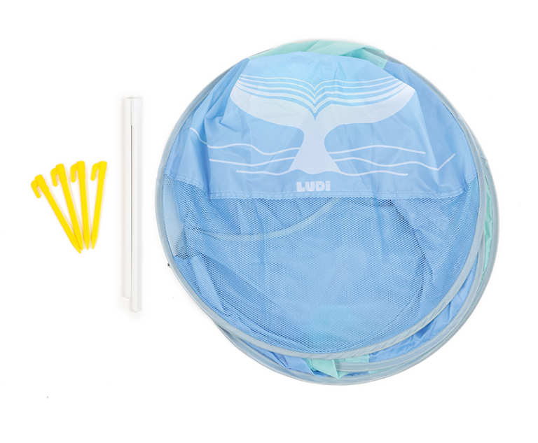 Ludi Βρεφική τέντα μωρού με πισίνα Anti-UV50plus 'Θάλασσα'