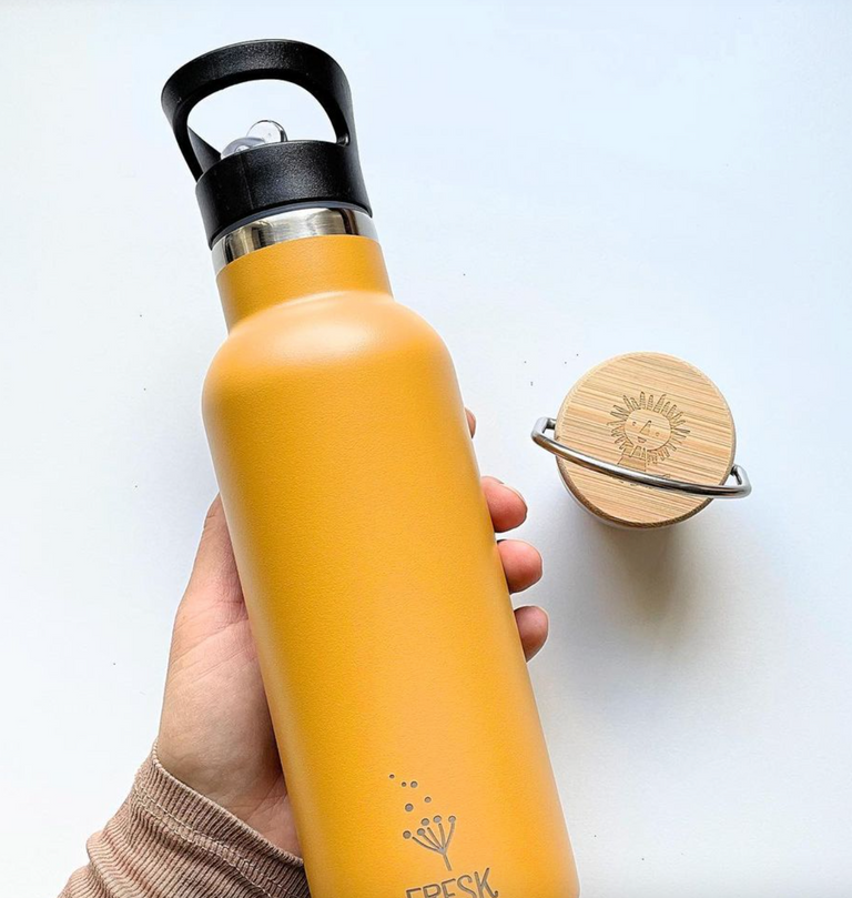 Fresk: Θερμός από ανοξείδωτο ατσάλι 500ml - Amber gold