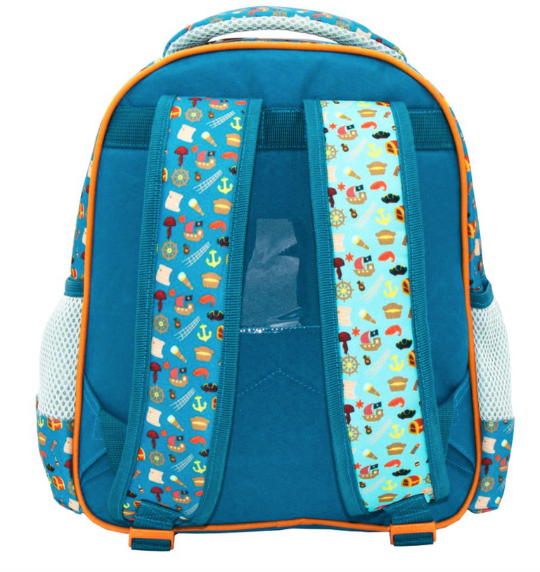 ΣΧΟΛΙΚΗ ΤΣΑΝΤΑ ΠΛΑΤΗΣ ΝΗΠΙΟΥ MUST PIRATES 2 ΘΗΚΕΣ LED