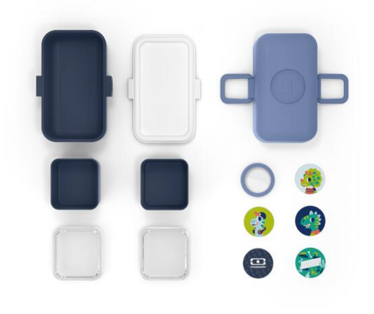 800ml Δοχείο Φαγητού Monbento MB Tresor (PP) - Blue Infinity