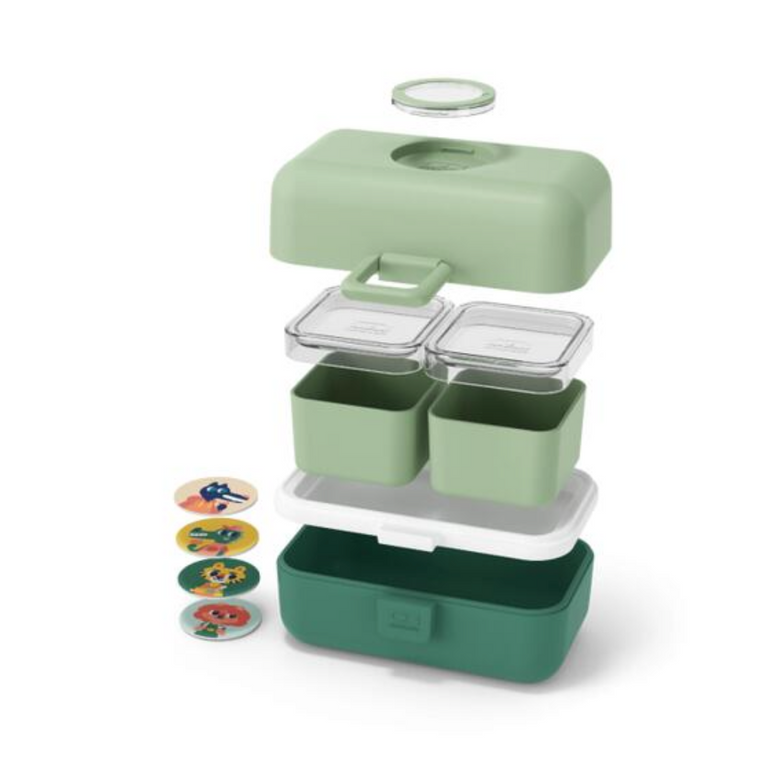 800ml Δοχείο Φαγητού Monbento MB Tresor (PP) - Green Forest