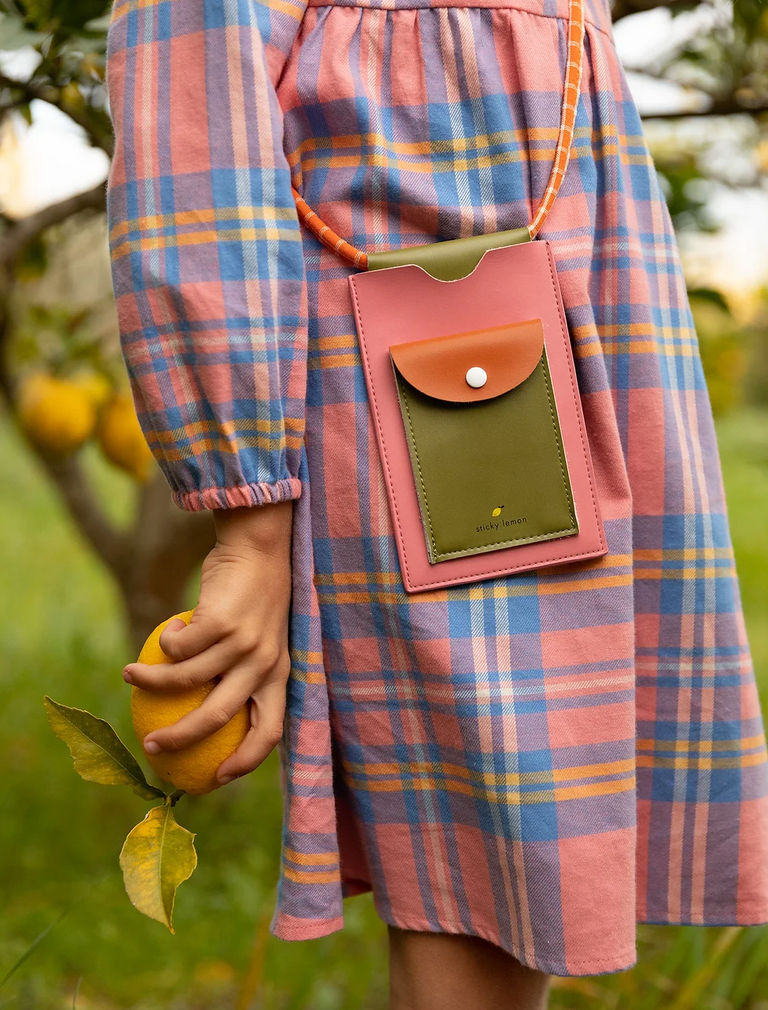 PHONE POUCH STICKY FARMHOUSE
