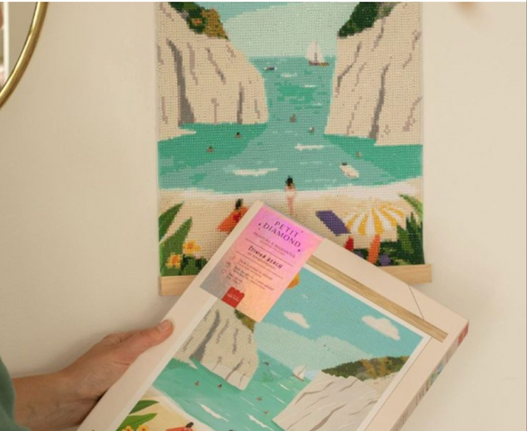 Diamond Painting: Κολάζ με στρας - Stiniva Beach - La Petite Pinceau