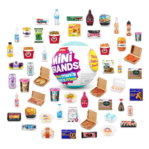 ZURU ΠΑΙΧΝΙΔΙ ΜΙΝΙΑΤΟΥΡΑ ΣΥΛΛΕΚΤΙΚΟ MINI BRANDS SERIES 1 FILL THE FRIDGE ΓΙΑ ΠΑΙΔΙΑ 3+ ΤΕΜ.