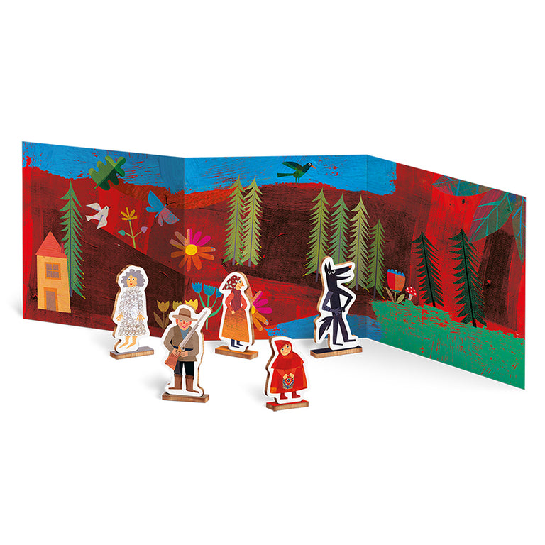Woody Story Puzzle - Little Red Riding Hood LUDATTICA
