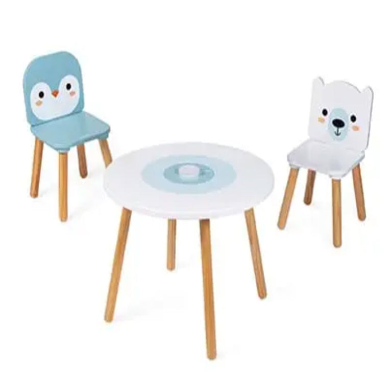 JANOD ΣΕΤ ΤΡΑΠΕΖΙ ΚΑΙ 2 ΚΑΡΕΚΛΕΣ J09650