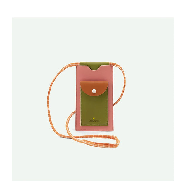 PHONE POUCH STICKY FARMHOUSE