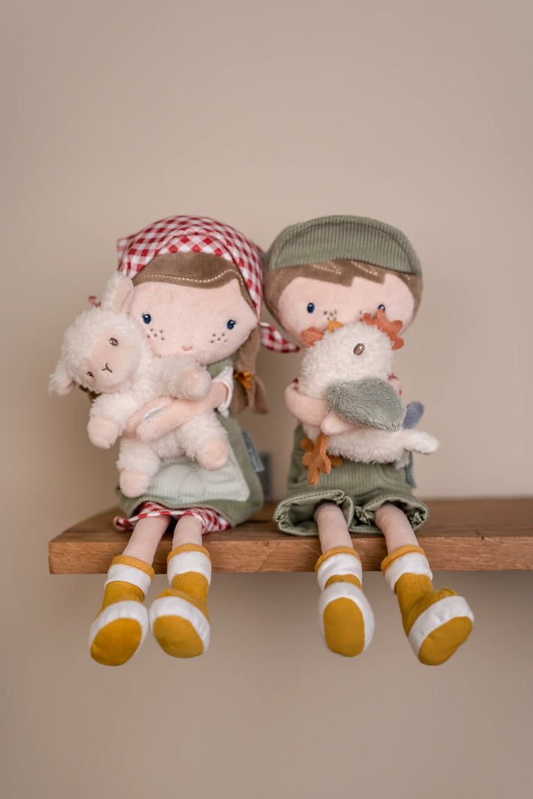 LITTLE DUTCH Κούκλα αγρότισσα με προβατάκι Rosa (35 εκ.)