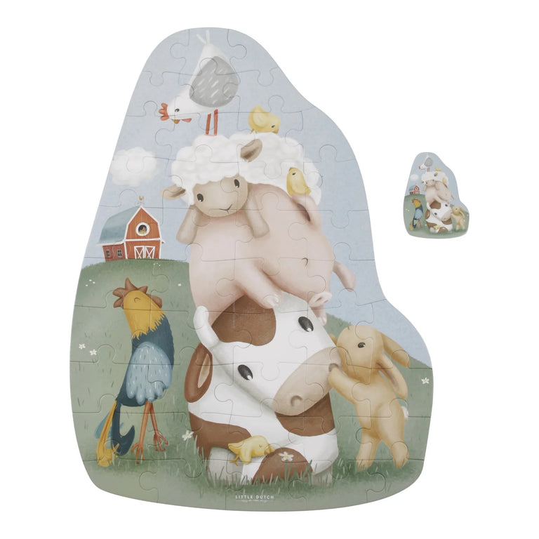 LITTLE DUTCH Παζλ δαπέδου 42 κομματιών Little Farm FSC