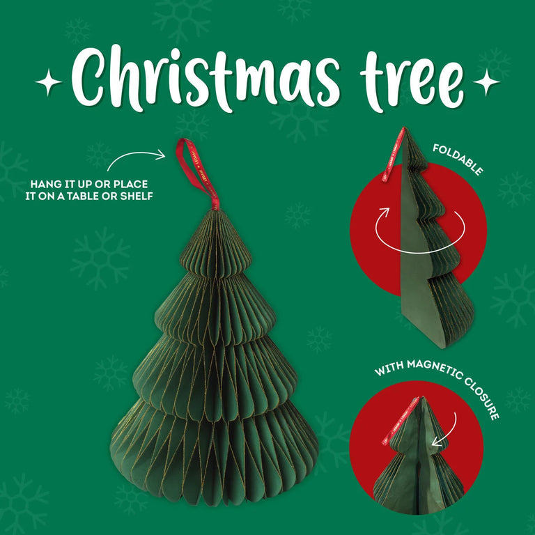 Foldable Paper Christmas Tree LEGAMI