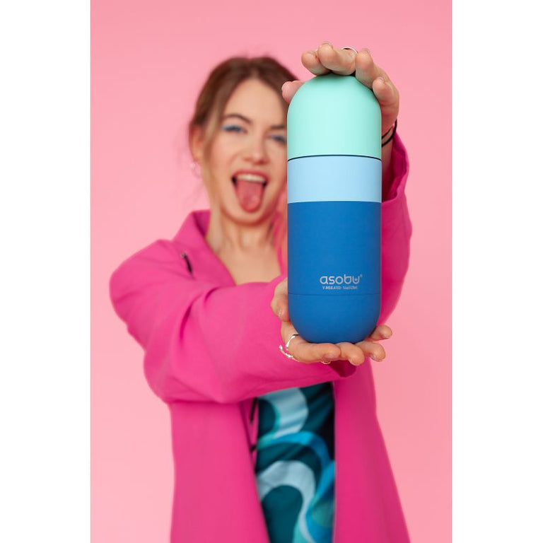 Μπουκάλι Θερμός Κάψουλα Asobu Pastel Blue