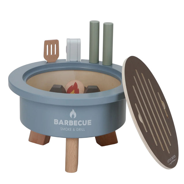 LITTLE DUTCH Ξύλινο σετ παιχνιδιού barbecue FSC