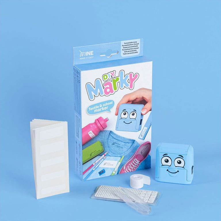 COLOP Arts & Crafts Σφραγίδα Υφασμάτων & τάπερ DIY Marky - Blue