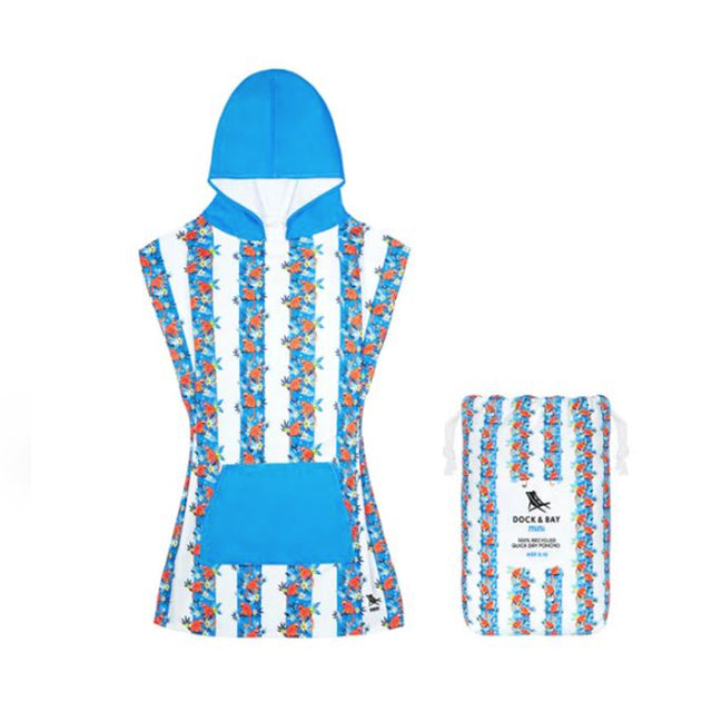 Dock & Bay: Παιδικό πόντσο 4-7 Quickdry - Monkey Business Microfiber