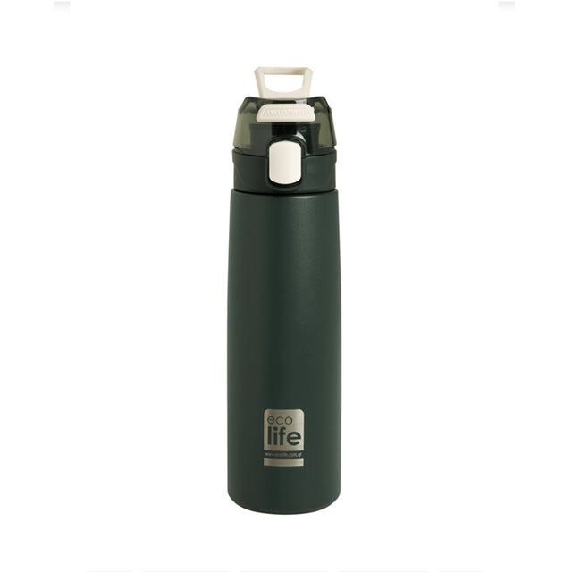 ECOLIFE ΘΕΡΜΟΣ Dark Green Thermos 550ml |Με infuser