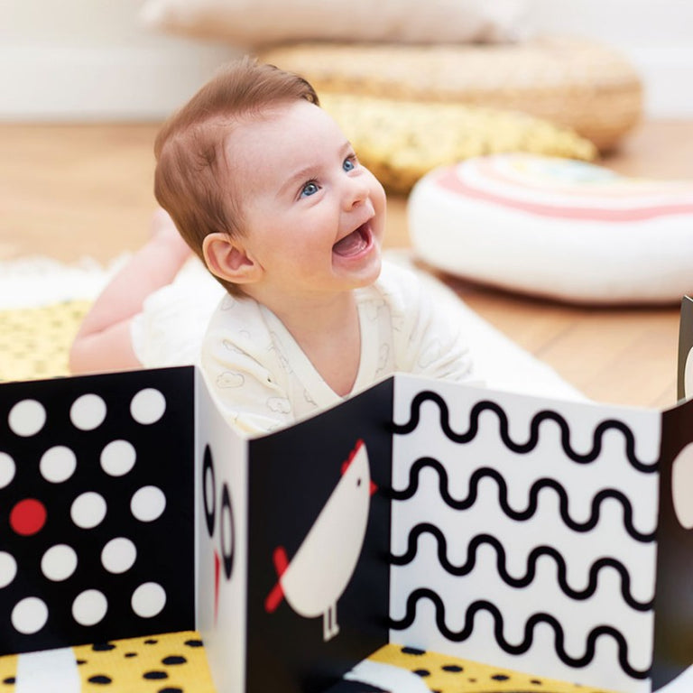 Κάρτες MONTESSORI Υψηλής Αντίθεσης 0m-3m-6m Baby Pack Banana Panda