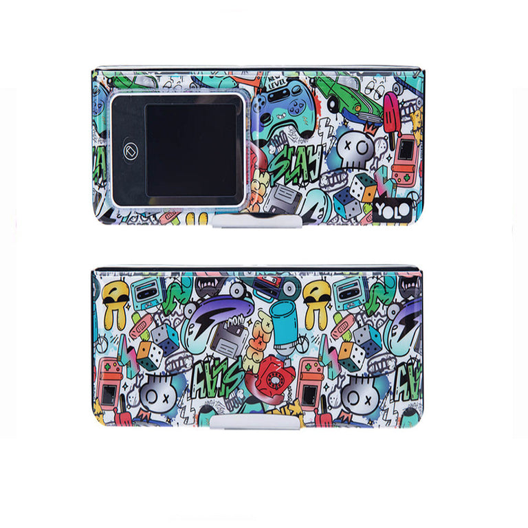 RETRO LCD- BLACK GRAFFITI