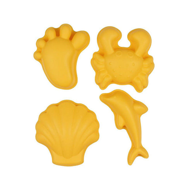 Scrunch Καλούπια από ανακυκλώσιμη σιλικόνη Pastel Yellow (4 Τεμάχια)