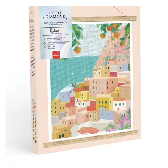 Κιτ ζωγραφικής με διαμάντια - Positano από την Petra Lidze PETIT PINCEAU