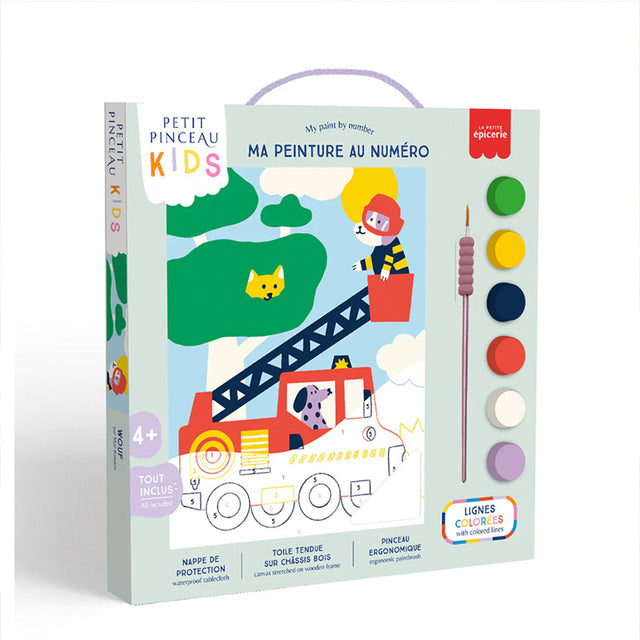 Paint by Number Kit for Kids -Wouf PETIT PINCEAU