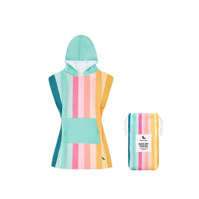 Dock & Bay: Παιδικό πόντσο Quickdry - Κολυμβητήριο & Παραλία - Coastal Candy Microfiber (Μικροϊνες)