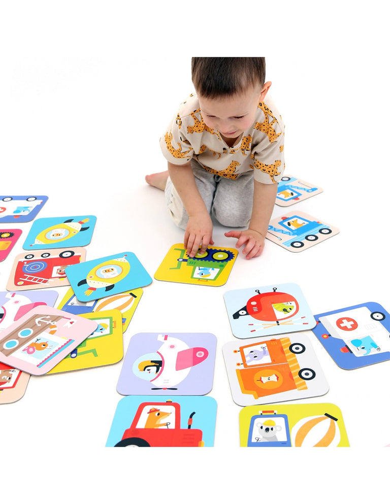 SUUUPER SIZE MEMORY GAME VEHICLES 2+