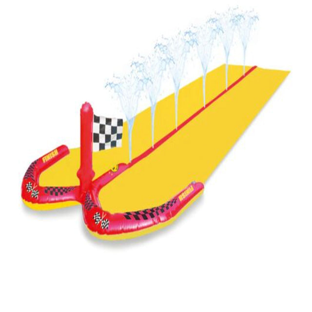 Swim Essentials: Παιχνίδι αγώνων νερού με ψεκαστήρες - "Waterslide RACING"