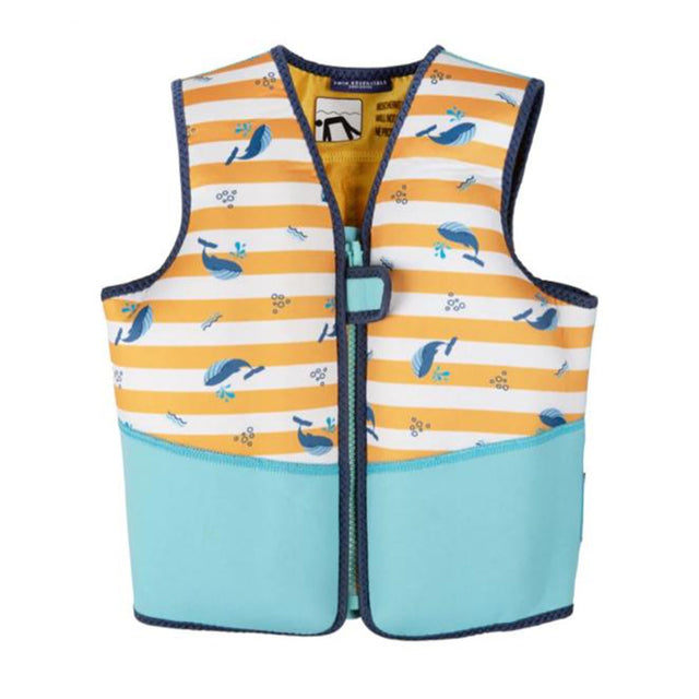 Swim Essentials: Σωσίβιο γιλέκο για παιδιά με βάρος 18-30 κιλά - "Yellow-White Whale"