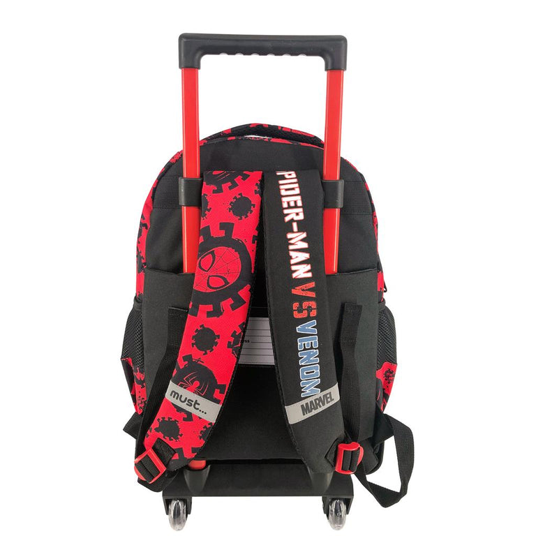 ΣΧΟΛΙΚΗ ΤΣΑΝΤΑ ΤΡΟΛΕΪ ΔΗΜΟΤΙΚΟΥ SPIDERMAN VS VENOM MUST 3 ΘΗΚΕΣ