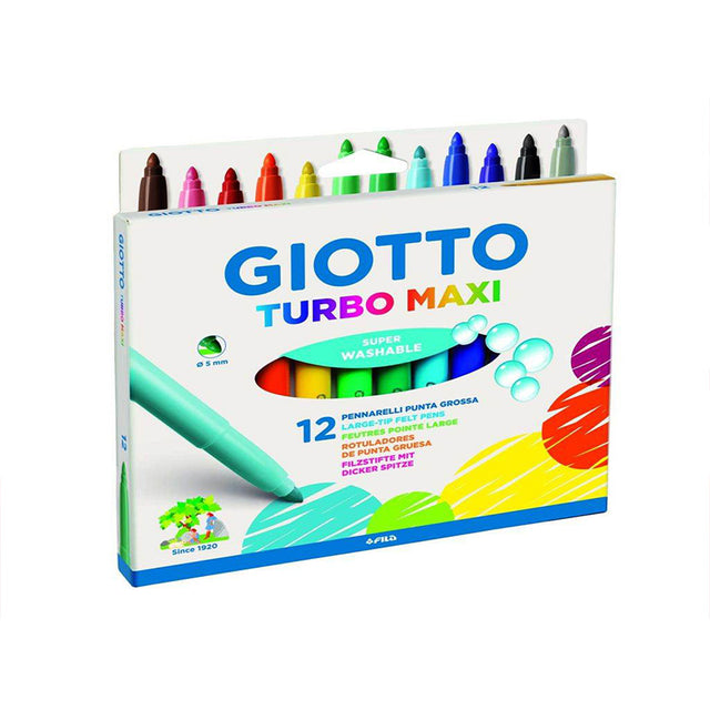 ΜΑΡΚΑΔΟΡΟΙ GIOTTO 12 JUMBO SUPERWASHABLE - Σχολικά είδη - Ίαμβος