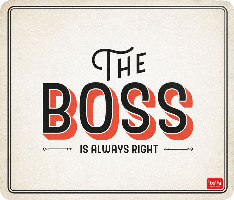 MOUSEPAD LEGAMI THE BOSS - Χαρτικά - Είδη γραφείου - Ίαμβος
