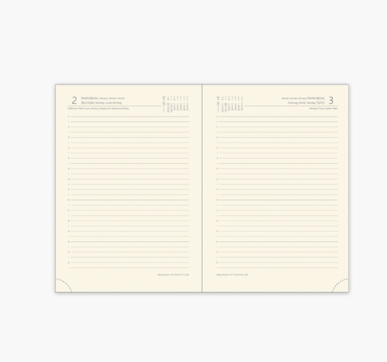 ADBOOK GRACE ΗΜΕΡΗΣΙΟ ΗΜΕΡΟΛΟΓΙΟ 2024 17×25