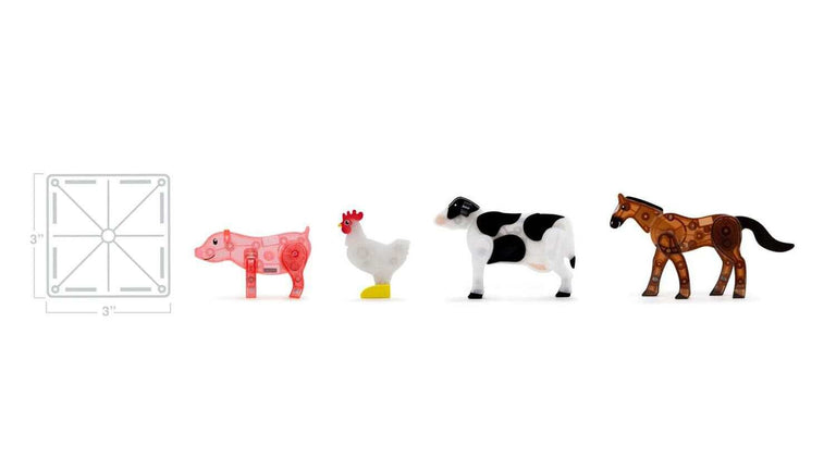 Magna-Tiles Μαγνητικό Παιχνίδι 25 κομματιών Farm