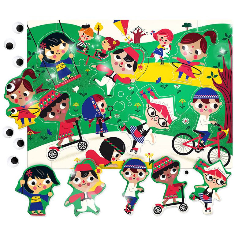 ΓΙΓΑΝΤΙΑΙΟ ΠΑΖΛ ΜΕ ΜΑΤΑΚΙΑ ΠΑΙΔΙΑ ΤΟΥ ΚΟΣΜΟΥ LUDATTICA - Παιχνίδια - Ίαμβος