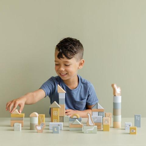 ΣΕΤ ΞΥΛΙΝΑ ΤΟΥΒΛΑΚΙΑ LITTLE DUTCH ΜΠΛΕ