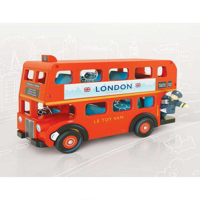 ΞΥΛΙΝΟ ΛΕΩΦΟΡΕΙΟ LONDON BUS LE TOY VAN