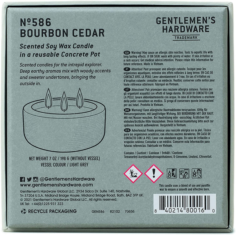 ΑΡΩΜΑΤΙΚΟ ΚΕΡΙ ΣΕ ΜΠΟΛ BOURBON-CEDAR GENTLEMEN'S HARDWARE