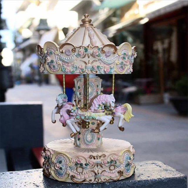 CAROUSEL 23CM ΕΚΡΟΥ - Παιχνίδια - Ίαμβος