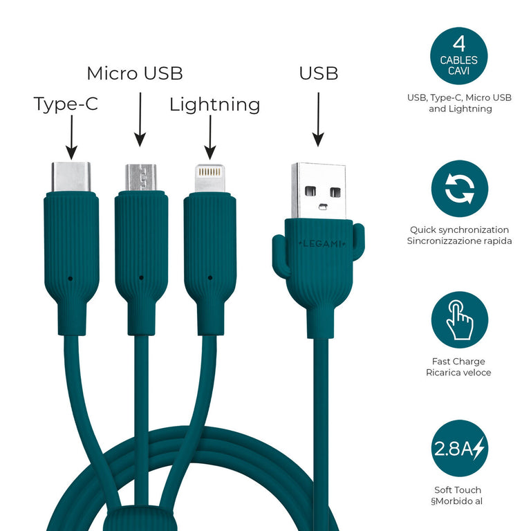 Three Hugs - Charging And Synchronization ΚΑΛΩΔΙΟ LEGAMI