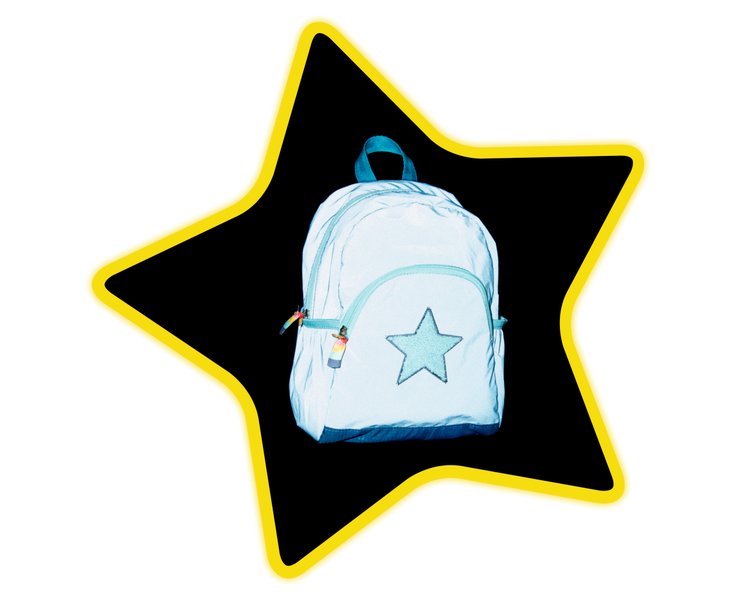 ΤΣΑΝΤΑ ΠΟΥ ΦΩΣΦΟΡΙΖΕΙ ΜΠΛΕ ΑΣΤΕΡΙ DIE SPIEGELBURG - Σχολικά είδη - Ίαμβος