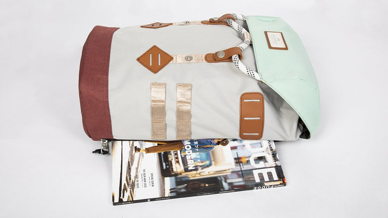 DOUGHNUT COLORADO SMALL MID TONE SERIES/LIGHT GREY X MAROON