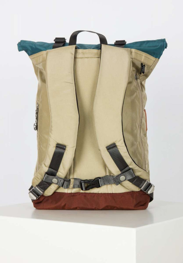 CHRISTOPHER GLOSSY SERIES / BEIGE X TEAL ΣΑΚΙΔΙΟ - ΔΩΡΑ - Ίαμβος