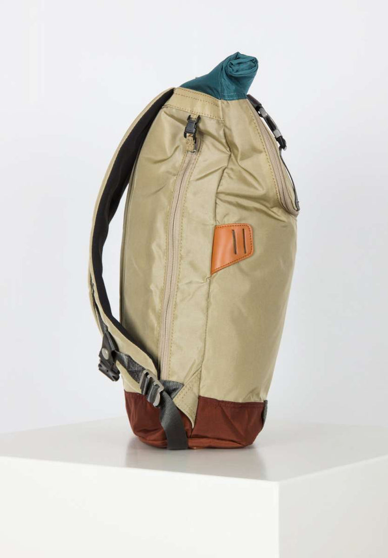 CHRISTOPHER GLOSSY SERIES / BEIGE X TEAL ΣΑΚΙΔΙΟ - ΔΩΡΑ - Ίαμβος