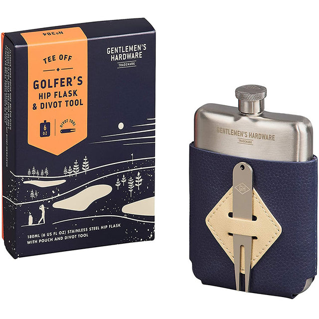 Gentlemen's Hardware Golfer's Hip Flask & Divot Tool ΦΛΑΣΚΙ