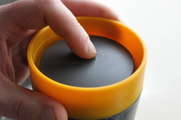 CIRCULAR CUP ΠΟΤΗΡΙ  Black & Mustard Yellow 340ml