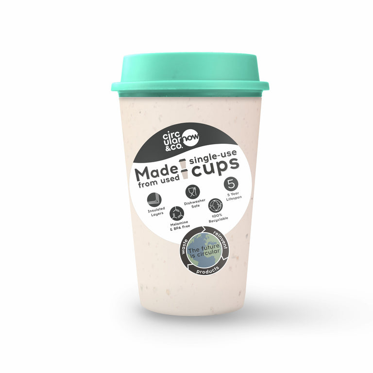 CIRCULAR CUP ΠΟΤΗΡΙ ΜΕ ΚΑΠΑΚΙ ΜΕΝΤΑ 340ml