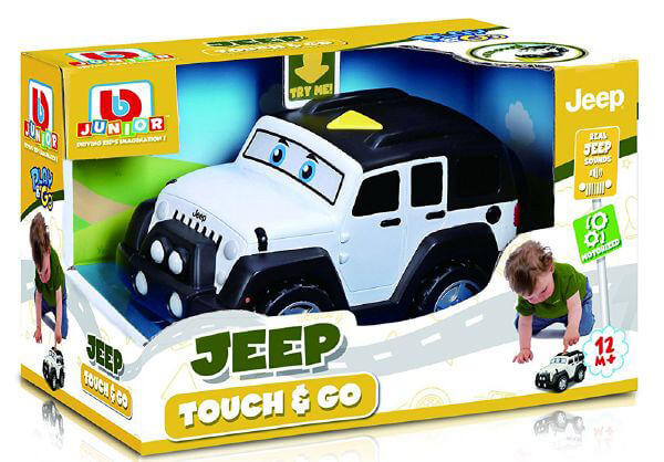 ΑΥΤΟΚΙΝΗΤΑΚΙ ΜΕ ΗΧΟ BBURAGO JUNIOR TOUCH & GO JEEP WRANGLER UNLIMITED